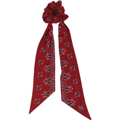 Rote Bandana-Print-Accessoires Hergestellt in Italien - Saint Laurent - Modalova