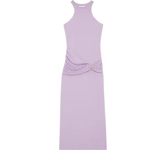 Kleid Slim Kleid aus Jersey mit Fly-Strasssteinen , Damen, Größe: S - PATRIZIA PEPE - Modalova