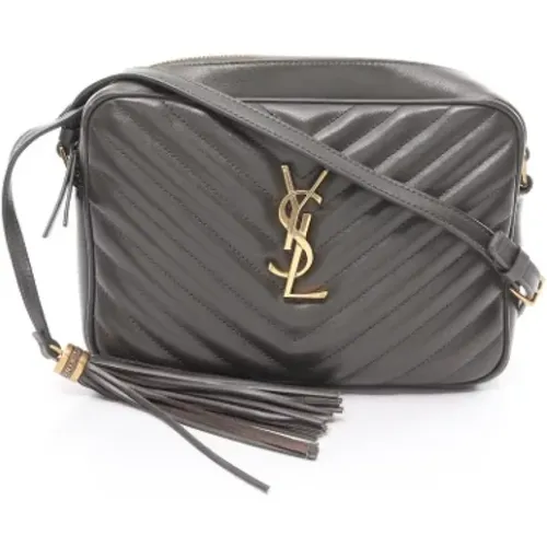 Pre-owned Leather shoulder-bags , female, Sizes: ONE SIZE - Yves Saint Laurent Vintage - Modalova