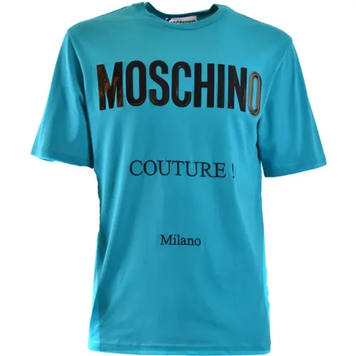 Verbessere deine Freizeitgarderobe mit stilvollen T-Shirts , Herren, Größe: L - Moschino - Modalova