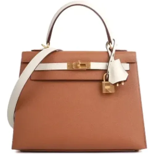 Pre-owned Leather handbags , female, Sizes: ONE SIZE - Hermès Vintage - Modalova