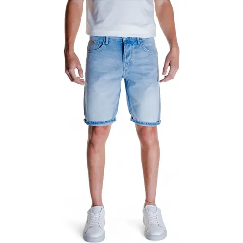 Baumwoll Bermuda Shorts Frühling/Sommer Kollektion , Herren, Größe: W32 - Antony Morato - Modalova