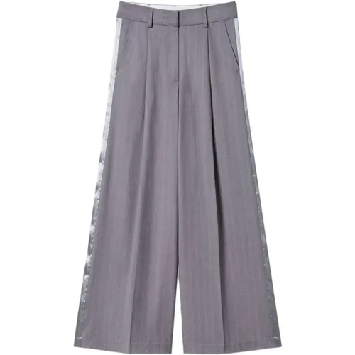 Grey Trousers for Women , female, Sizes: XS, 2XS - Twinset - Modalova