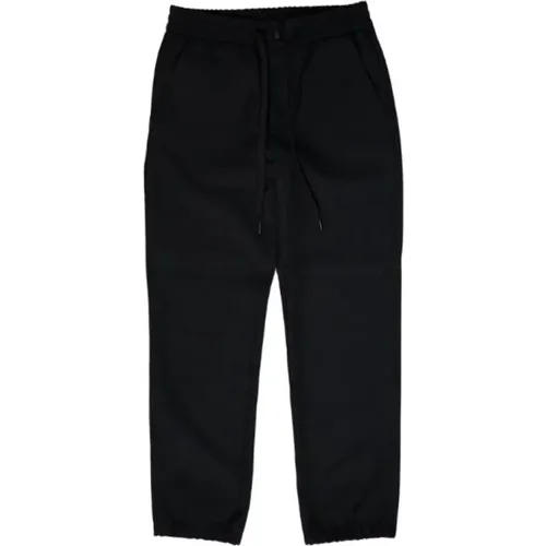 Schwarze Hose mit elastischem Bund , Herren, Größe: XS - Versace Jeans Couture - Modalova