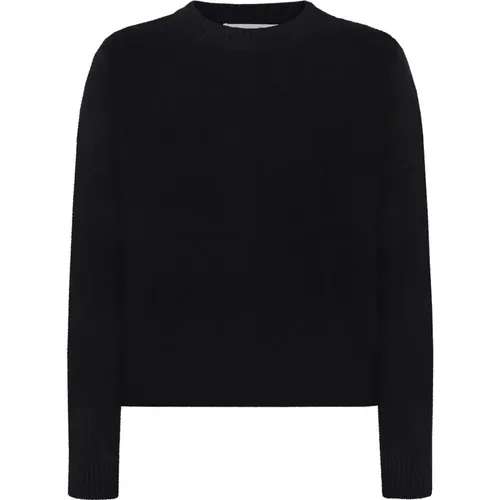 Oversized Cropped Neck Sweater , Damen, Größe: M - Emerson Renaldi - Modalova