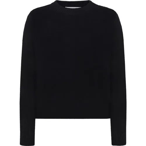 Oversized Cropped Neck Sweater , Damen, Größe: S - Emerson Renaldi - Modalova