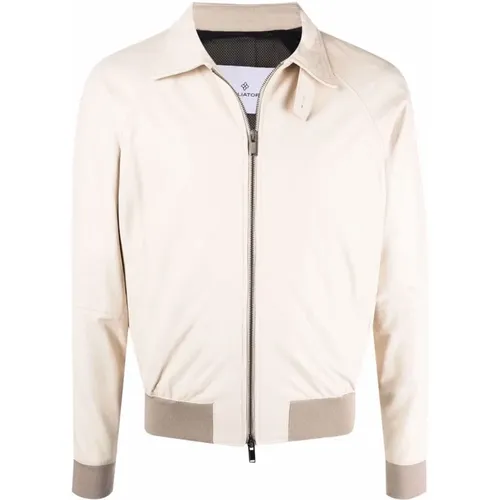 Leather Jacket , male, Sizes: M - Tagliatore - Modalova
