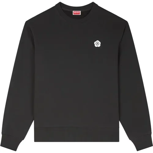 Klassischer Sweatshirt mit Seitenlogo , Herren, Größe: M - Kenzo - Modalova