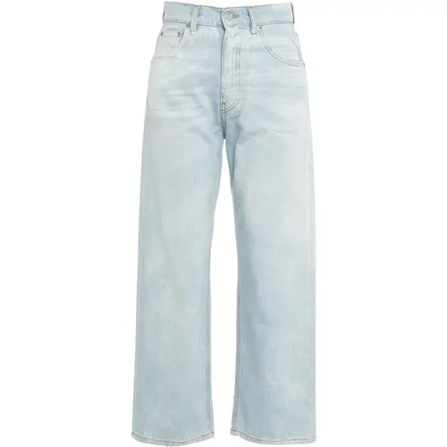 Mom Fit Jeans with Belt Loops , female, Sizes: W26, W29 - Mauro Grifoni - Modalova