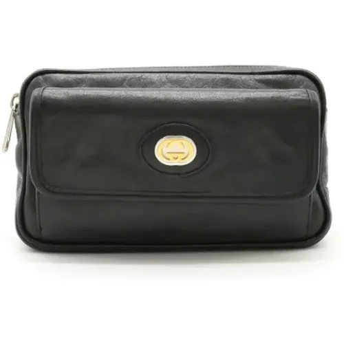 Pre-owned Leather clutches , female, Sizes: ONE SIZE - Gucci Vintage - Modalova