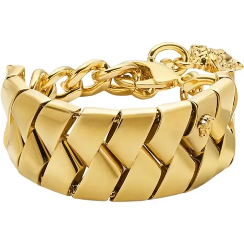 Gold Metall Armband Versace - Versace - Modalova