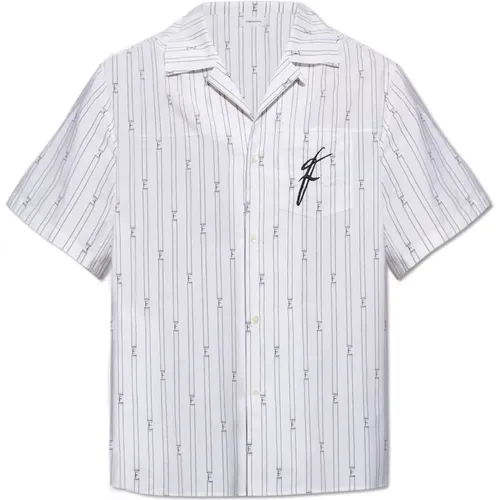 Shirt mit Logo , Herren, Größe: S - Salvatore Ferragamo - Modalova