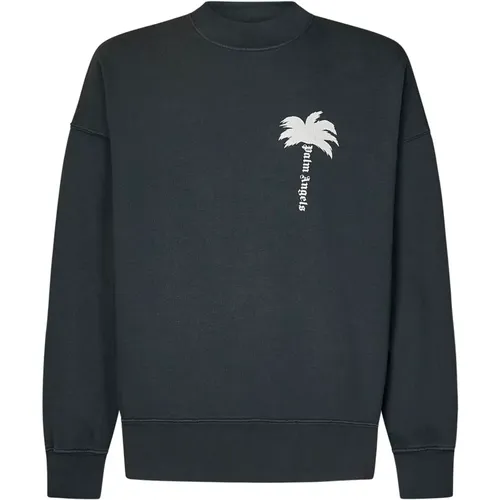 Sweaters Grey , male, Sizes: M, L, S, XL - Palm Angels - Modalova