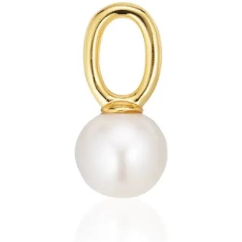 Perlen Hoop Charm Anhänger , Damen, Größe: ONE Size - Sif Jakobs Jewellery - Modalova