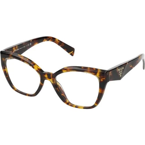 Stylische Brille 0PR 20Zv , Damen, Größe: 52 MM - Prada - Modalova