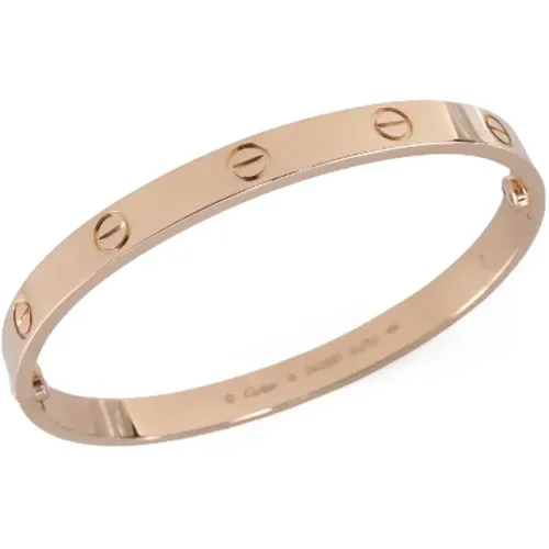 Pre-owned Rose Gold bracelets , female, Sizes: ONE SIZE - Cartier Vintage - Modalova