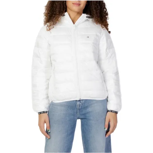 Hooded Jacket with Zip Fastening , female, Sizes: XS - Tommy Jeans - Modalova
