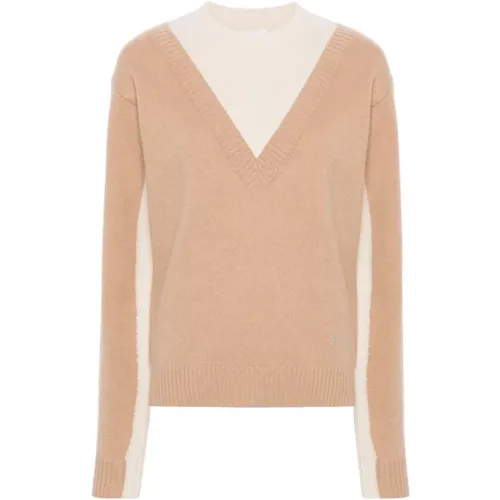 Wool-Cashmere Sweater Lurex Detailing , female, Sizes: S, M - Paco Rabanne - Modalova