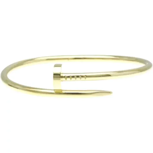 Pre-owned Gold bracelets , female, Sizes: ONE SIZE - Cartier Vintage - Modalova