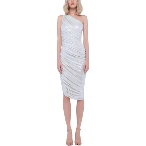Midi Jersey Dress Laminated , female, Sizes: XS - Norma Kamali - Modalova