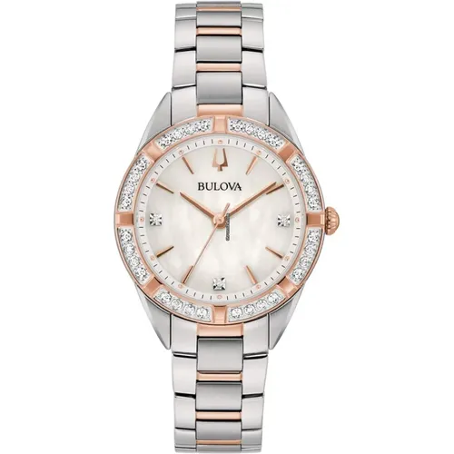 Watch - Donna - 98R281 - Sutton Lady Diamonds - 98R281 , female, Sizes: ONE SIZE - Bulova - Modalova