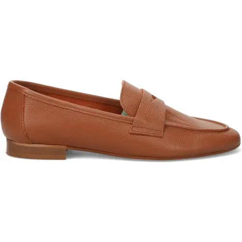 Leather Moccasin Shoe , female, Sizes: 4 UK, 7 UK, 6 UK, 5 UK - Belle Vie - Modalova