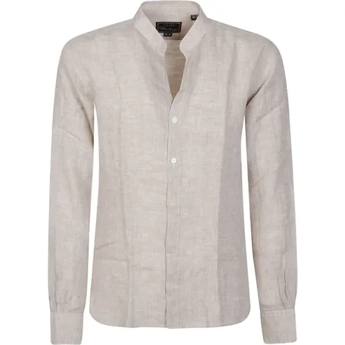 Washed Long Sleeve Shirt , male, Sizes: M, L - Orian - Modalova