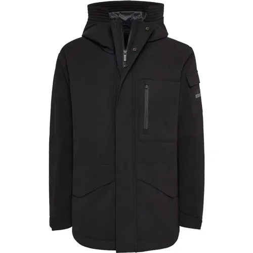 Technischer Stoff B Tech Parka , Herren, Größe: S - Boggi Milano - Modalova