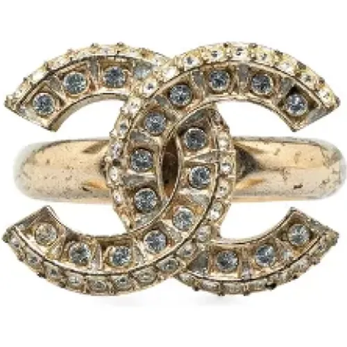 Pre-owned Metal rings , female, Sizes: ONE SIZE - Chanel Vintage - Modalova