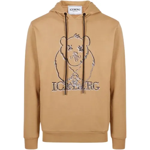 Kapuzenpullover , Herren, Größe: XL - Iceberg - Modalova