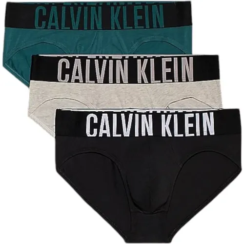 Hip Briefs 3-Pack , male, Sizes: S, L - Calvin Klein - Modalova