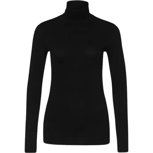 Eleganter Rollkragenpullover Schwarz , Damen, Größe: 2XL - Marc Cain - Modalova