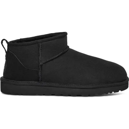 Schwarze Klassische Ultra Mini Stiefeletten , Herren, Größe: 44 EU - Ugg - Modalova