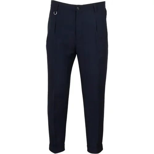 Linen Chino Pants , male, Sizes: L - Paolo Pecora - Modalova