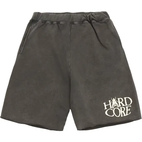 Hardcore Sweatshorts mit weitem Beinschnitt , Herren, Größe: M - Aries - Modalova