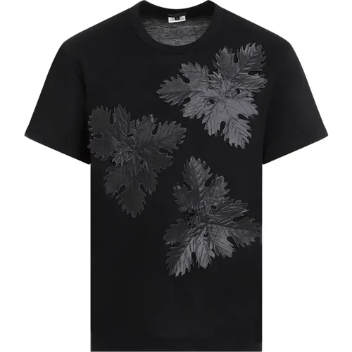 Schwarzes Klassisches T-Shirt , Herren, Größe: S - Comme des Garçons - Modalova
