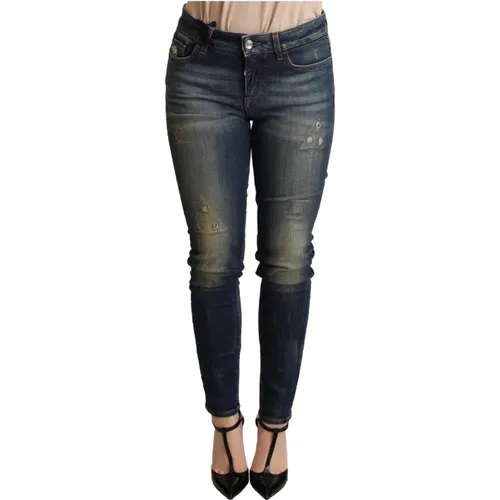 Dunkelblaue Slim-Fit Skinny Jeans - Dolce & Gabbana - Modalova