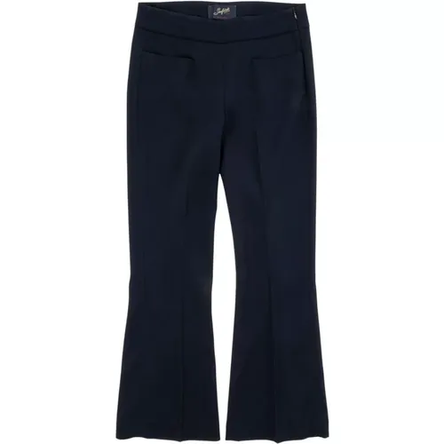 Trumpet Line Crepe Pants , female, Sizes: XS, M - Seafarer - Modalova