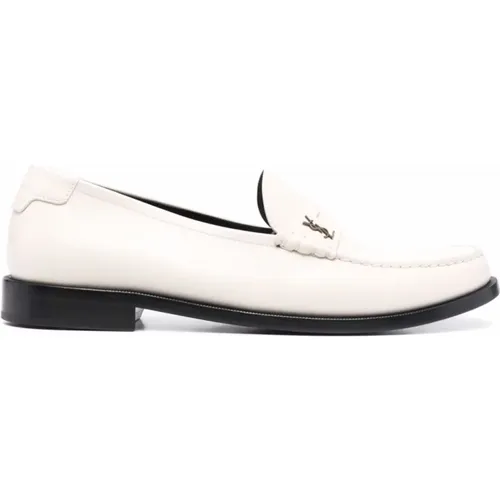 Flat shoes , male, Sizes: 7 UK, 6 UK, 10 UK, 9 UK - Saint Laurent - Modalova
