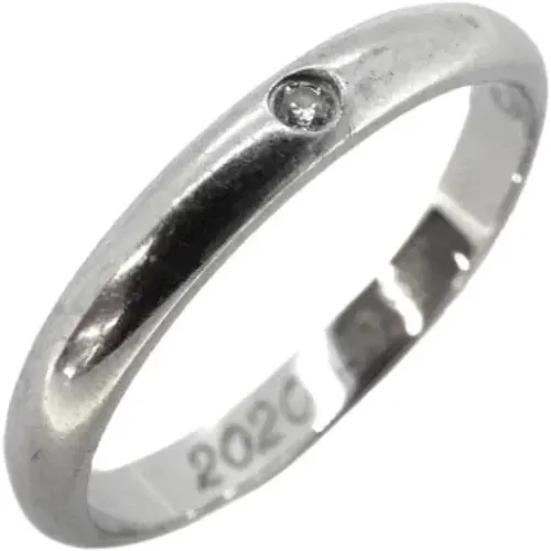 Pre-owned Platinum rings , female, Sizes: ONE SIZE - Cartier Vintage - Modalova