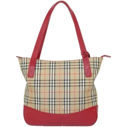 Pre-owned Canvas totes , female, Sizes: ONE SIZE - Burberry Vintage - Modalova