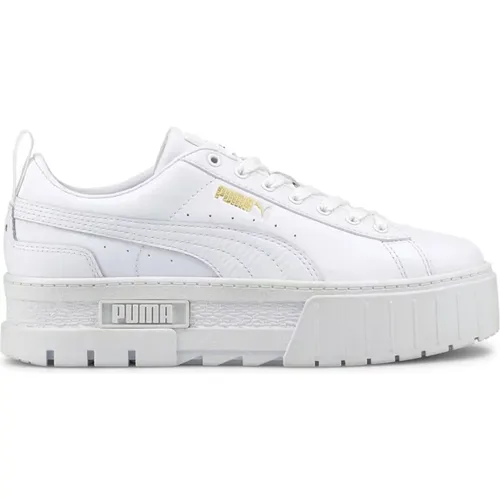 Weiße Freizeit-Sneakers für Frauen , Damen, Größe: 38 1/2 EU - Puma - Modalova