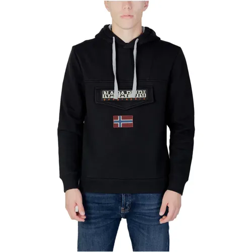 Mens Hooded Sweatshirt - Autumn/Winter Collection , male, Sizes: 2XS, S, XS - Napapijri - Modalova