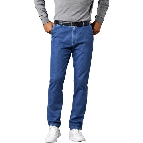 Herren Oslo Jeans Hellblau , Herren, Größe: 2XL - Meyer - Modalova