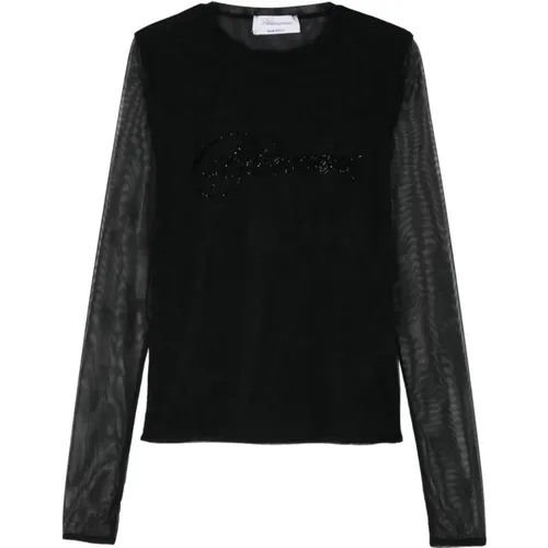 Schwarze Strickwaren Damen Aw24 , Damen, Größe: S - Blumarine - Modalova