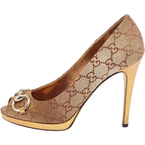 Pre-owned Stoff heels , Damen, Größe: 37 EU - Gucci Vintage - Modalova