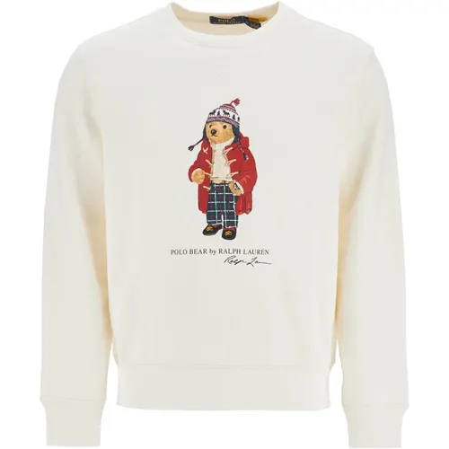 Iconic Polo Bear Crewneck Sweatshirt , male, Sizes: L - Polo Ralph Lauren - Modalova