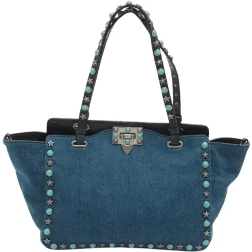 Pre-owned Denim handbags , female, Sizes: ONE SIZE - Valentino Vintage - Modalova