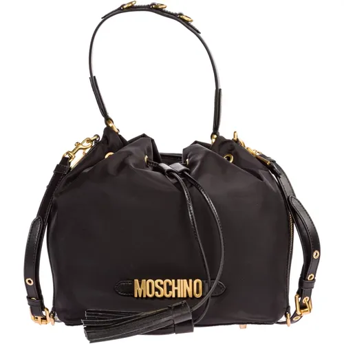 Shoulder BAG With Logo , female, Sizes: ONE SIZE - Moschino - Modalova