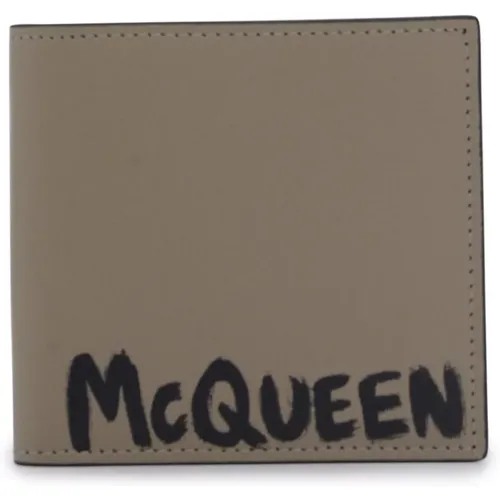 Weiche Lederbrieftasche in - alexander mcqueen - Modalova